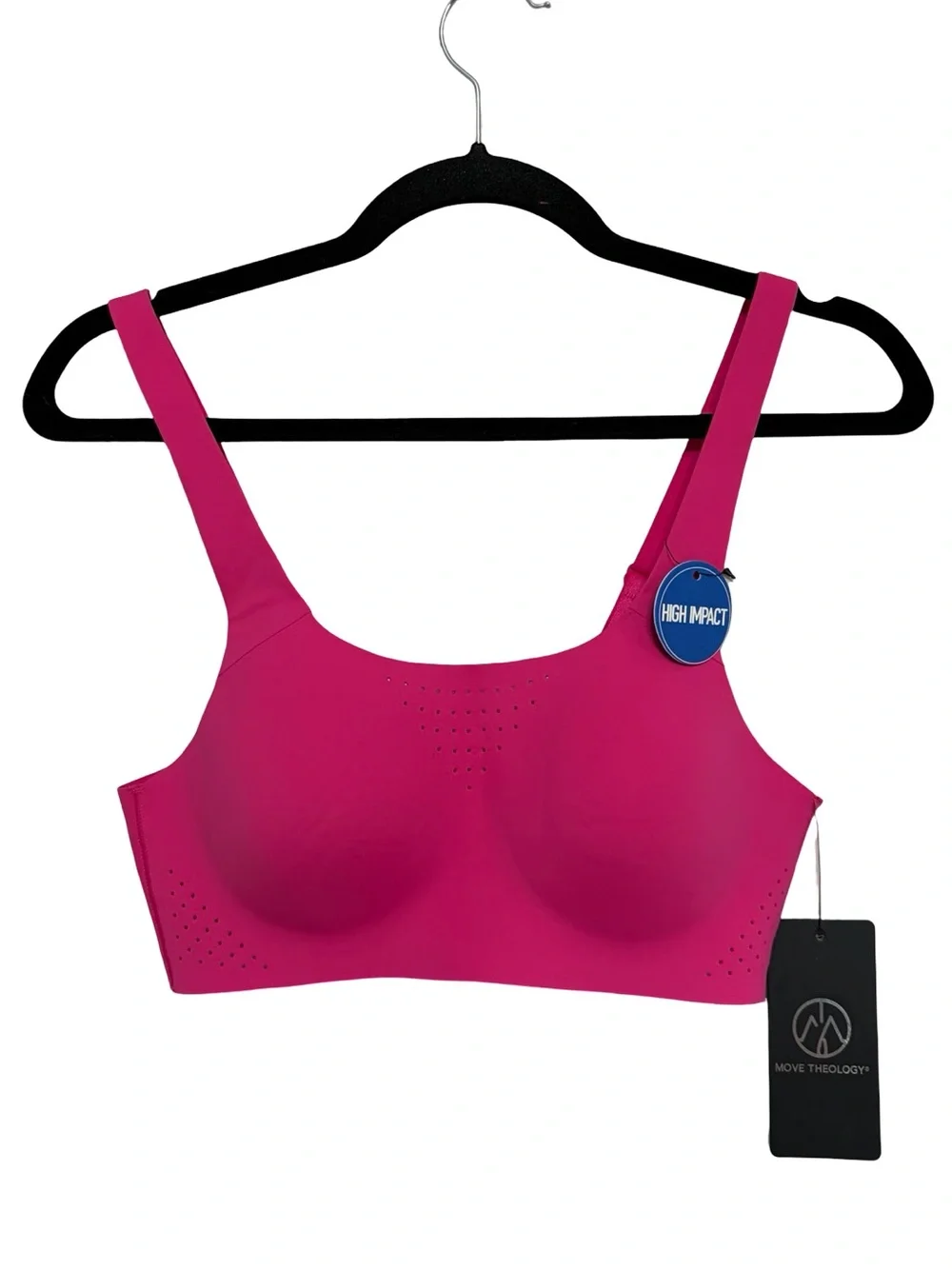 NEW Move Theology High Impact Teresa Sports Bra in Pink - Size S